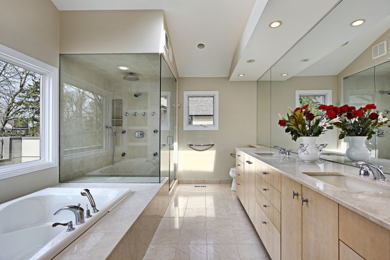 Luxury Shower with Multiple Spray Jets